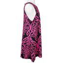 Rococo OURS Stretch Sleeveless Shift Dress With Pockets Ikat Baroque  Print Photo 2