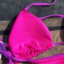 Hurley Reversible Purple & Pink String Bikini M Photo 8