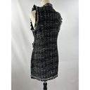 Trixxi  Boucle Vest Black White Tweed Large Double Breasted Photo 1