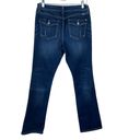 INC  Regular Fit Boot Leg Jeans Womens Size 8 Blue Mid Rise Stretch Pockets TALL‎ Photo 1