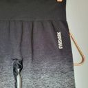 Gymshark , Black Marl Adapt Ombre Seamless Active Bike Shorts, Size Small Photo 3