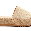 Matisse Footwear Beach by Matisse Del Mar Natural Braided Raffia Jute Platform Sandals Photo 1