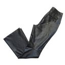 Spanx NWT  20457R Leather-Like Flare in Black Faux Pull-on Pants XL x 33 Photo 4