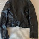 Free People Black Leather Jacket Photo 2