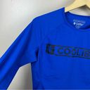 Coolibar Logo Rash Guard Size Small Swim Surf Beach Long Sleeve UPF 50 Blue Photo 3