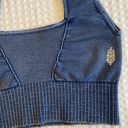 Free People NEW! $48  MOVEMENT Good Karma Square Neck Bra Top XS/S Deepest Navy Photo 4