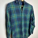 Polo Vintage  Ralph Lauren Oversized Plaid Shirt Size 6 EUC Photo 2