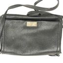 Kate Spade  Black Pebbled Cow Leather Magnet Snap Crossbody Shoulder Bag Photo 0