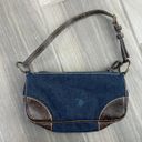 Nine West  Vintage Jean Mini Bag Purse With Brown Leather Detailing Photo 1