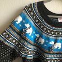 Holiday Time Holiday Sweater!  Polar Bear Sparkle Thread Fairisle Sweater 1X EUC Photo 8