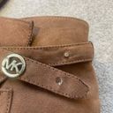 Michael Kors Michael by  | Caramel Fia Harland Booties | Suede | Size 5 Photo 4