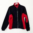 Kuhl [] Black Red Colorblock Fleece Full Zip Jacket Thumbholes Size Small S Photo 0