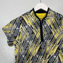 Bermuda  Sands Women S Yellow Black White Golf Dress Short Sleeve 1/4 Zip Pockets Photo 4