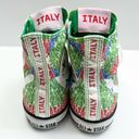 Converse  Chuck Taylor All Star High Top Sneakers 10 Women's Green Red Blue Shoes Photo 4