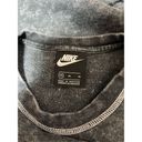 Nike  SPORTSWEAR REBEL CREWNECK GREY ACID WASH CROPPED SWEATSHIRT Photo 4