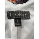 Luxology  Womens Handkerchief Dress Size 8 Boho Lined Beach Preppy Vacation‎ Photo 2