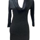 James Perse Standard  Dark Gray Maxi Dress Cowl Neck 3/4 Sleeves Supima Modal 2 Photo 0