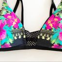 Rip Curl  Floral Mesh Bikini Top Size Small Photo 2