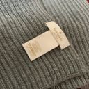 Kate Spade  Grosgrain Bow Knit Scarf- Heathered Gray Wool Photo 3