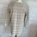 Eight Eight Eight  beige knit pullover sweater Size Large Photo 2