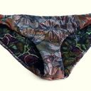 Maaji  reversbile pink and orange floral bikini bottom, size medium, brand charm Photo 0