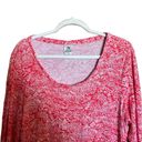 Natori  Sleep Top Womens Medium Multicolor Paisley Scoop Neck Pajama Blouse Photo 1