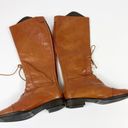 Joie  Tan Tall Lace Up Riding Boots Leather Size 36 Photo 1