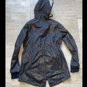 All In Motion  Green Black‎ Gold Camo Print Water Resistant Jacket Sz M Photo 3