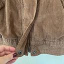 American Eagle  Outfitters Brown Corduroy Zip Up Bomber Jacket ~ Women’s Sz XS Photo 7