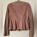 BCBGMAXAZRIA BCBG Blush colored leather jacket Photo 2