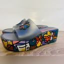 Melissa  artsy y2k butterfly platform slip on sandals size/8 Photo 4