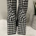 Gianni Bini New!  So-Retro Houndstooth Knit Platform Block Heel Booties Sz 6.5 Photo 3