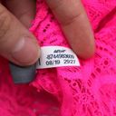 Aerie  Womens S Lace Racerback Bralette Bra Hot Pink Feminine Barbiecore Summer Photo 3