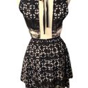 Ecote  black and white pattern halter open back asymmetrical boho dress size S Photo 9