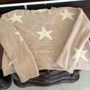 Francesca's Harper Heritage Pink star sweater Photo 2