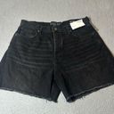 Krass&co Arizona Jean & . Short Womens Juniors 17 Black High Rise Cut Off Denim NEW Photo 0