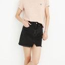 Madewell  Rigid Denim A-Line Mini Skirt‎ in Lunar Wash: Cutout Edition Size 29 Photo 0