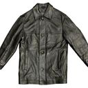 Liz Claiborne RARE Vintage Claiborne 100% Lambskin Leather Oversized Jacket SZ Large Photo 0