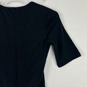 Everlane NWT  The Short-Sleeve Crew Neck Bodysuit Black Thong Cut Size Small S Photo 9