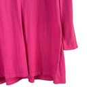 J.Jill  Wool Blend One-Button Front Long Cardigan Knit Sweater in Pink, Large Photo 4