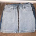 Kendall + Kylie Light Wash Zipper Jean Skirt Photo 0