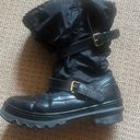 Burberry  Sport real shearling nylon leather trim boots rubber sole size 40 9 euc Photo 0