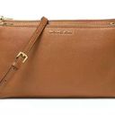 MICHAEL KORS
Adele Double Zip Pebble Leather Crossbody Handbag Brown Photo 0