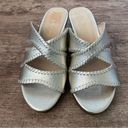 Jack Rogers Jack Rodgers Cross Strap Wedge Sandals Size 8.5 Photo 1