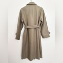 VERO MODA NWT  Women’s Fortune Long Trench Coat Laurel Oak Size Medium Photo 2