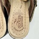 Daisy Fly Flot Womens Size 39 Leather Suede Slingback Mules  Italian Comfort Tan Photo 8