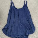 Vintage Havana Blue Flowy Tank Photo 0