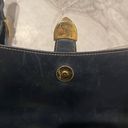 Gucci  Leather Shoulder Bag, in Deep Navy with Gold Tone Photo 8