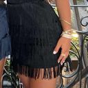 Fringe Black Dress Photo 3