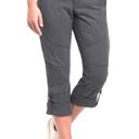 Kuhl Spire Roll Up Stretch Activewear Hiking Trail Pants Gray Womens 14 Photo 1